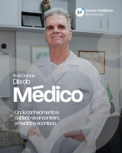 Cuidar do corpo é, muitas vezes, ajudar alguém a recuperar aquilo que a dor ou uma limitação fez parecer distante: movimento, autonomia e confiança.

Na fisiatria e na fisioterapia, acreditamos em um cuidado que olha para a pessoa como um todo, entendendo sua rotina, seus objetivos e o que realmente importa para sua qualidade de vida.

Por trás de cada tratamento, existe uma história e um objetivo: voltar a caminhar, treinar, trabalhar, brincar com os filhos ou simplesmente viver o dia a dia com mais liberdade.

Neste Dia do Médico, celebramos todos os profissionais que dedicam conhecimento, técnica e humanidade à missão de cuidar. 🤍